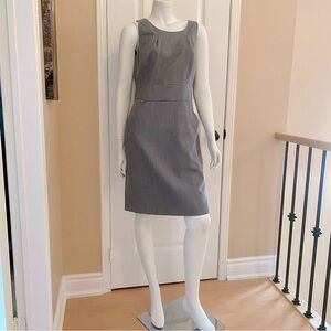 Grey sleeveless sheath